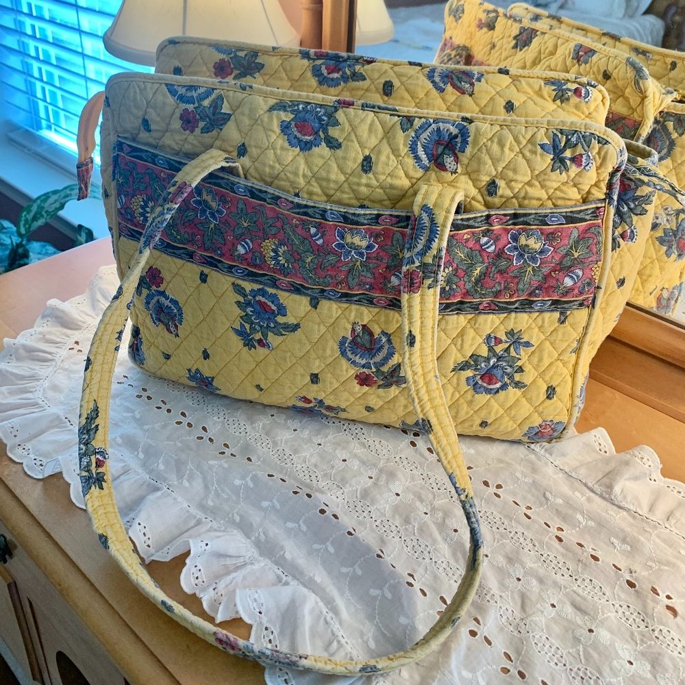 Rare/Retired Vera Bradley French Yellow Diaper Bag